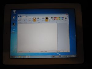   iPadからRDPでWindows 7に接続 ウィンドウの大きさを変えるには...