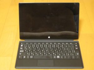 SurfaceにType Coverを付けてみました まんまノートPCですね