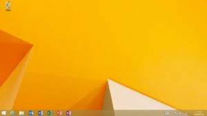 Windows RT 8.1のデスクトップ画面