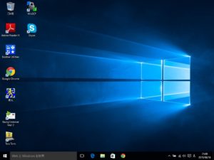 Windows 10 デスクトップ画面