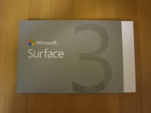 Surface 3 箱 上面