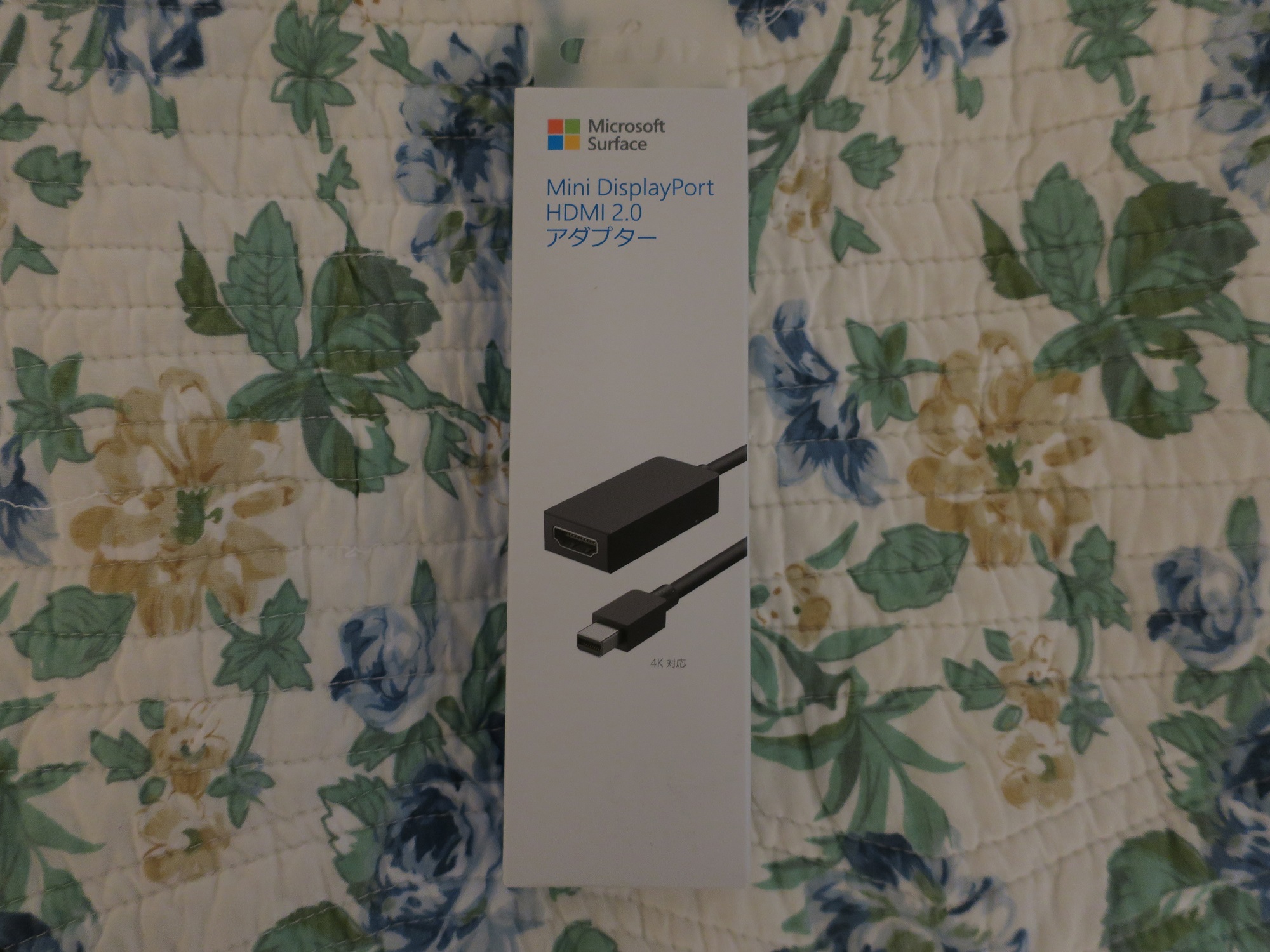 Microsoft Mini DisplayPort HDMI 2.0 アダプター パッケージ 表