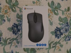 Microsoft Classic IntelliMouse 外箱を上から撮影