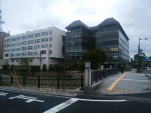 島根県松江市 島根県庁舎付近で撮影