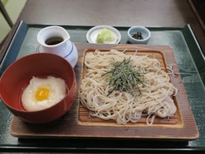 ざるとろろそば 箱根湯本温泉天成園にて