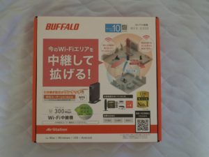 BUFFALO AirStation Wi-Fi中継器 WEX-G300 外箱