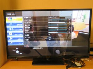 Panasonic 液晶テレビ VIERA TH-32E300 メニュー画面