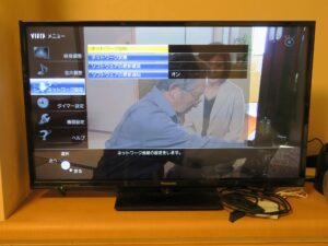 Panasonic 液晶テレビ VIERA TH-32E300 ネットワーク設定画面