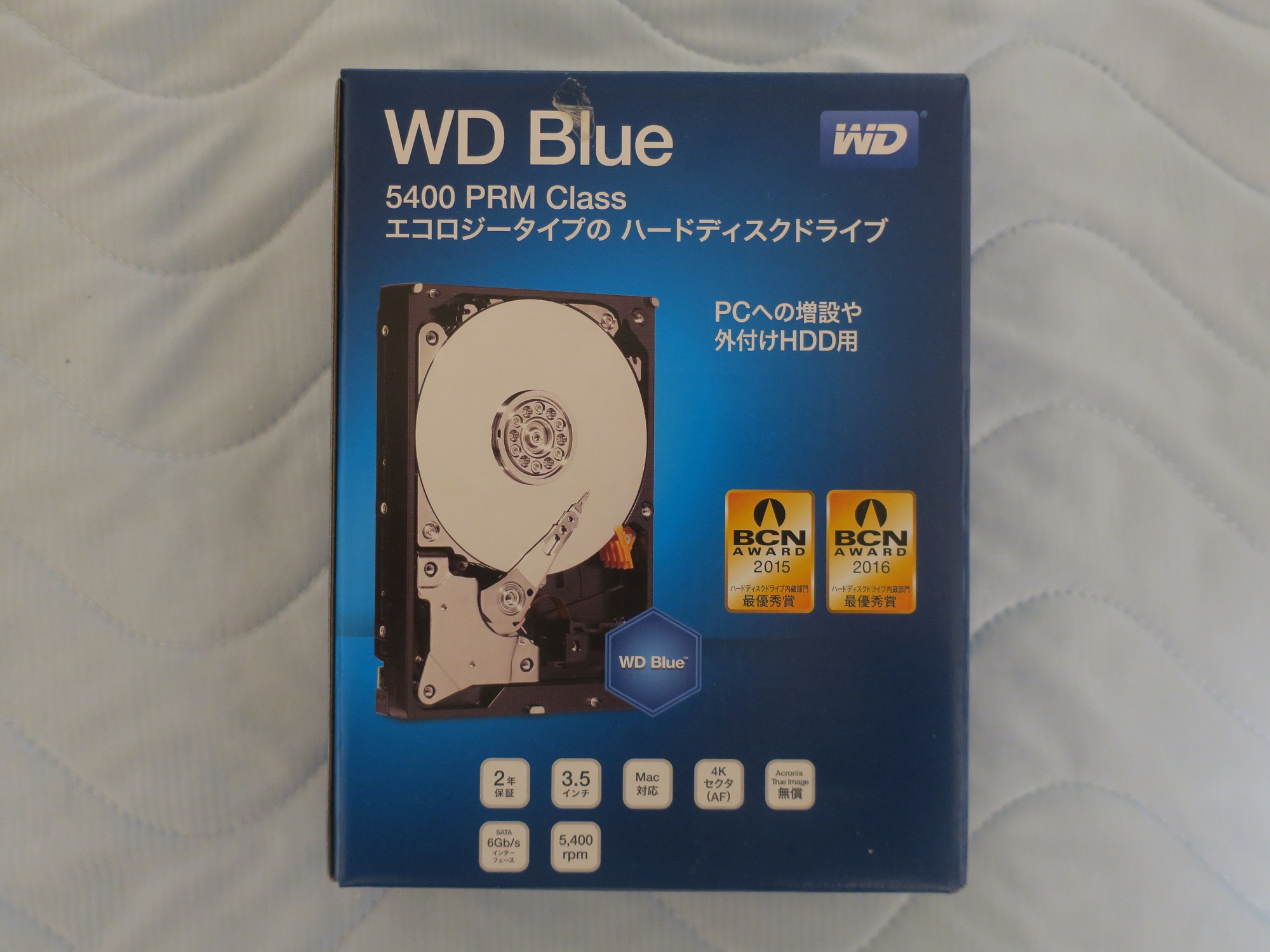 WD Blue WD40EZRZ 4.0TB HDD 外箱