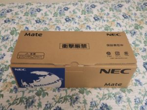 NEC デスクトップPC スモールモデル Mate MC-1 外箱