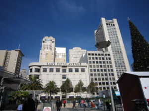 アメリカ サンフランシスコ ユニオンスクエア付近
