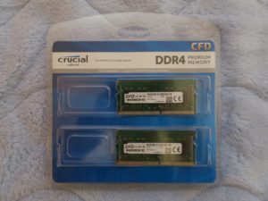 crucial DDR4 PC4-19200 8GB DIMM メモリ2枚セット