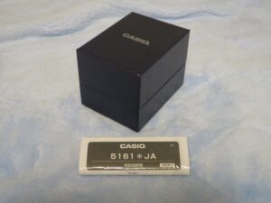 CASIO wave ceptor WVA-M630L-1A2JF 内箱と取扱説明書