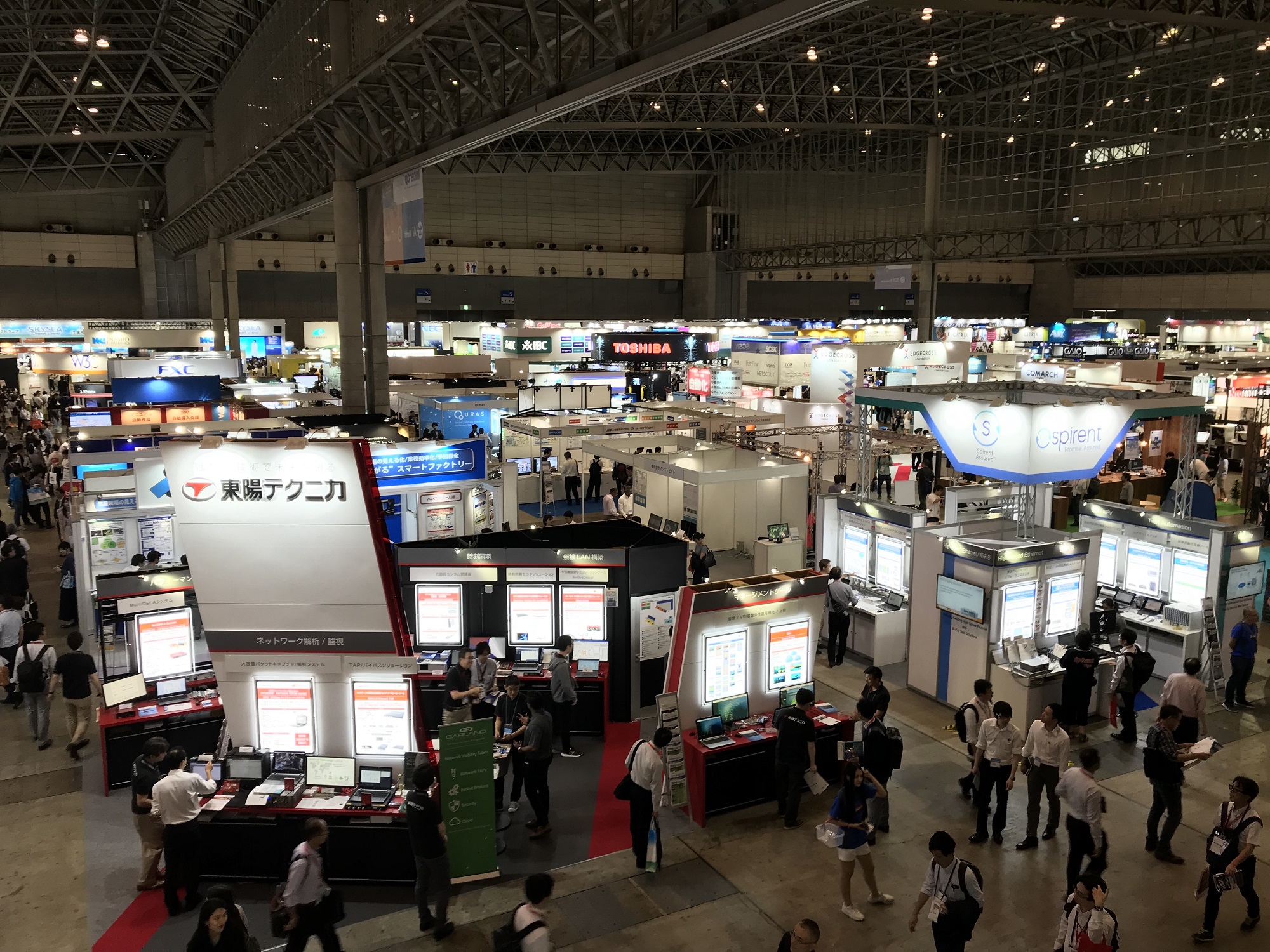 Interop 上から見たところ