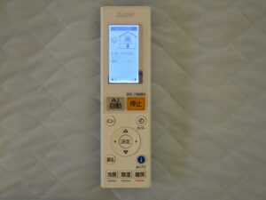 三菱 エアコン 霧ヶ峰 Zシリーズ MSZ-ZXV2820S リモコン AIナビ画面