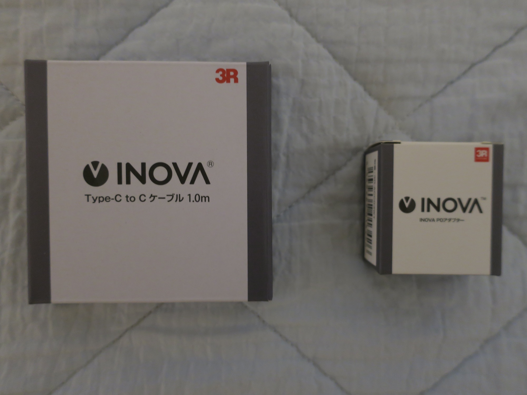 INOVA USB Type-C ケーブル USB Type-C PD 充電器 外箱 表
