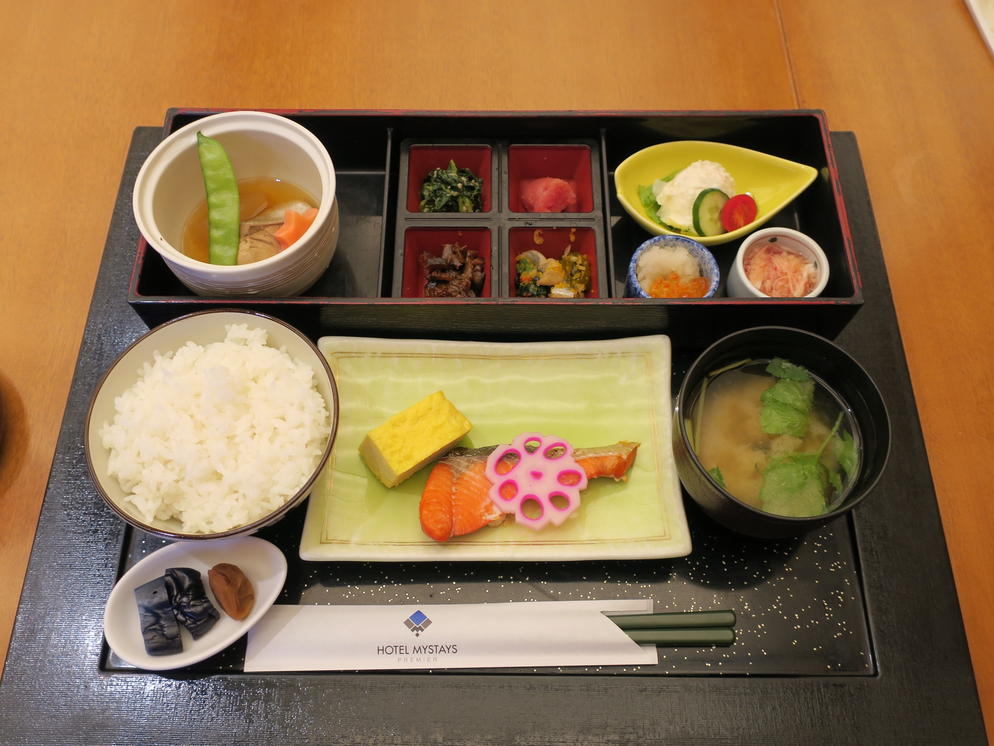 ホテルマイステイズプレミア札幌パーク（旧アートホテルズ札幌） 割烹仲じまの和朝食