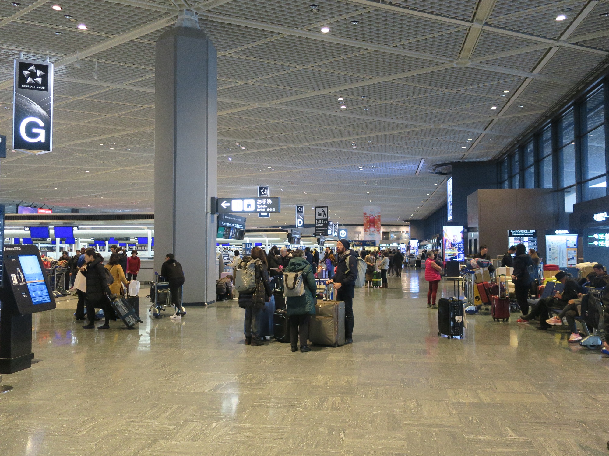 成田空港 第1旅客ターミナル 南ウィング 国際線出発ロビー