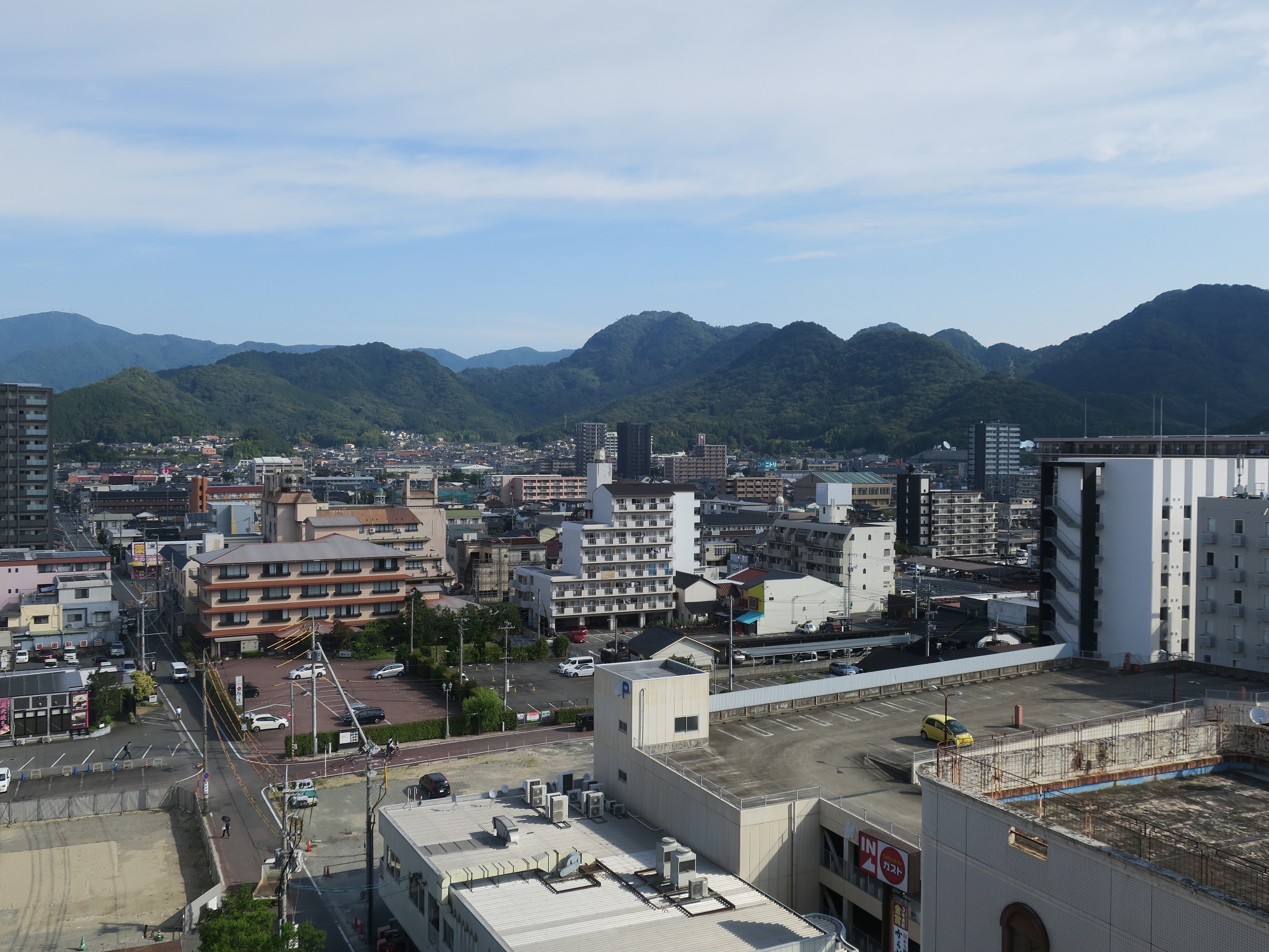 山口 湯田温泉 全景 ホテルニュータナカから撮影