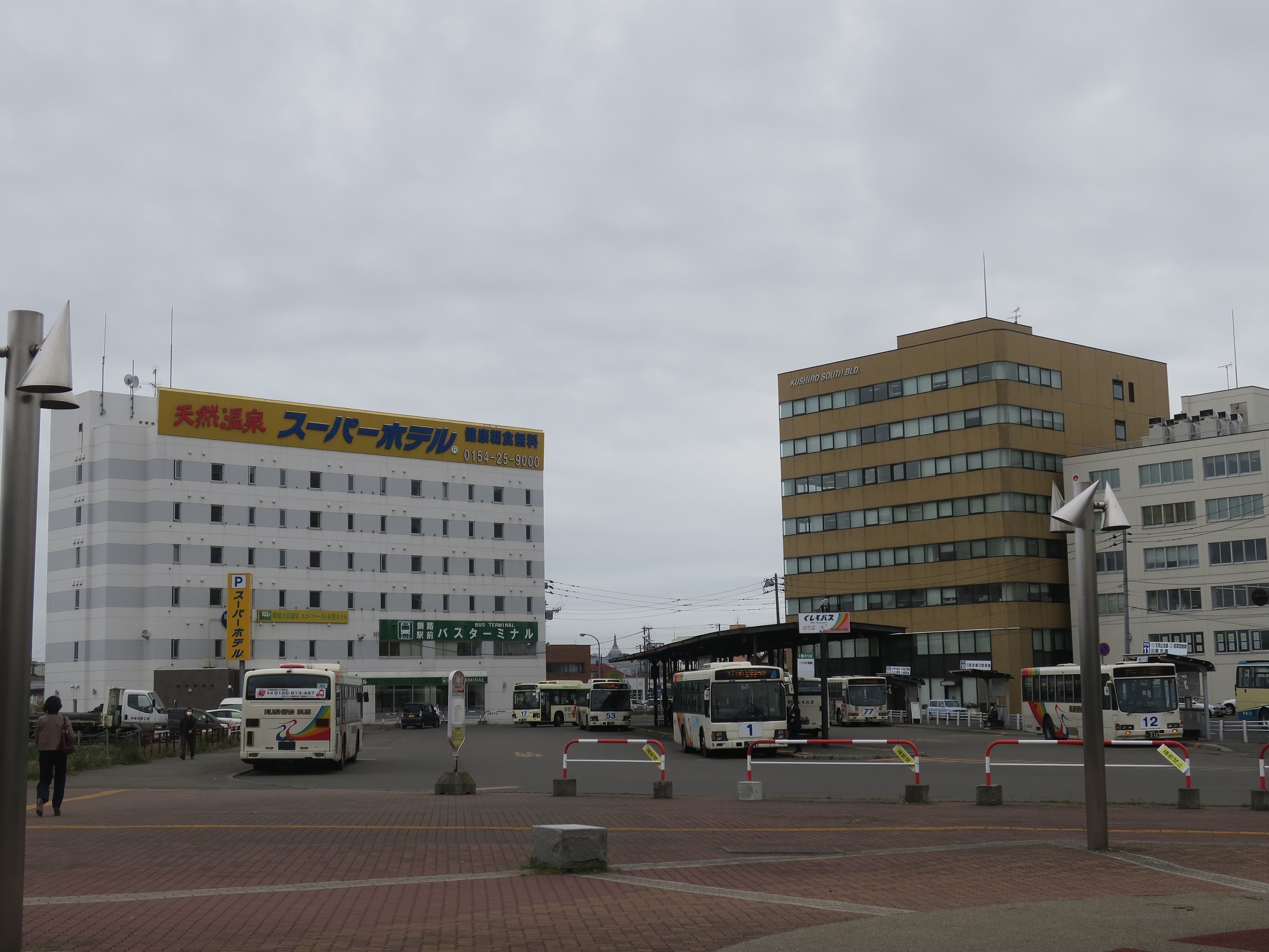 JR釧網本線 釧路駅 駅前バスターミナル