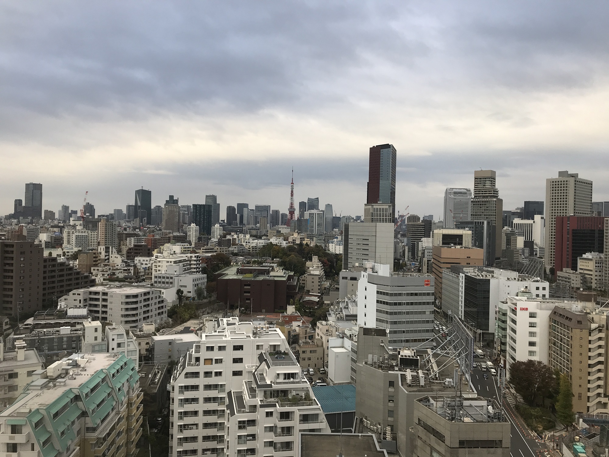 アパホテル 品川 泉岳寺駅前 21階 展望テラスからの景色