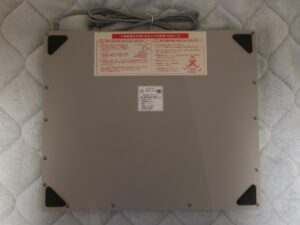 プレミアム足温器 DESK SPA DS-3 本体背面