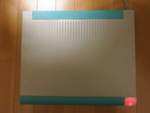 プレミアム足温器 DESK SPA DS-3 本体の電源を入れたところ