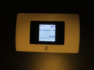 楽天モバイル Rakuten WiFi Pocket 2a NTT DOOCOMOと表示されています