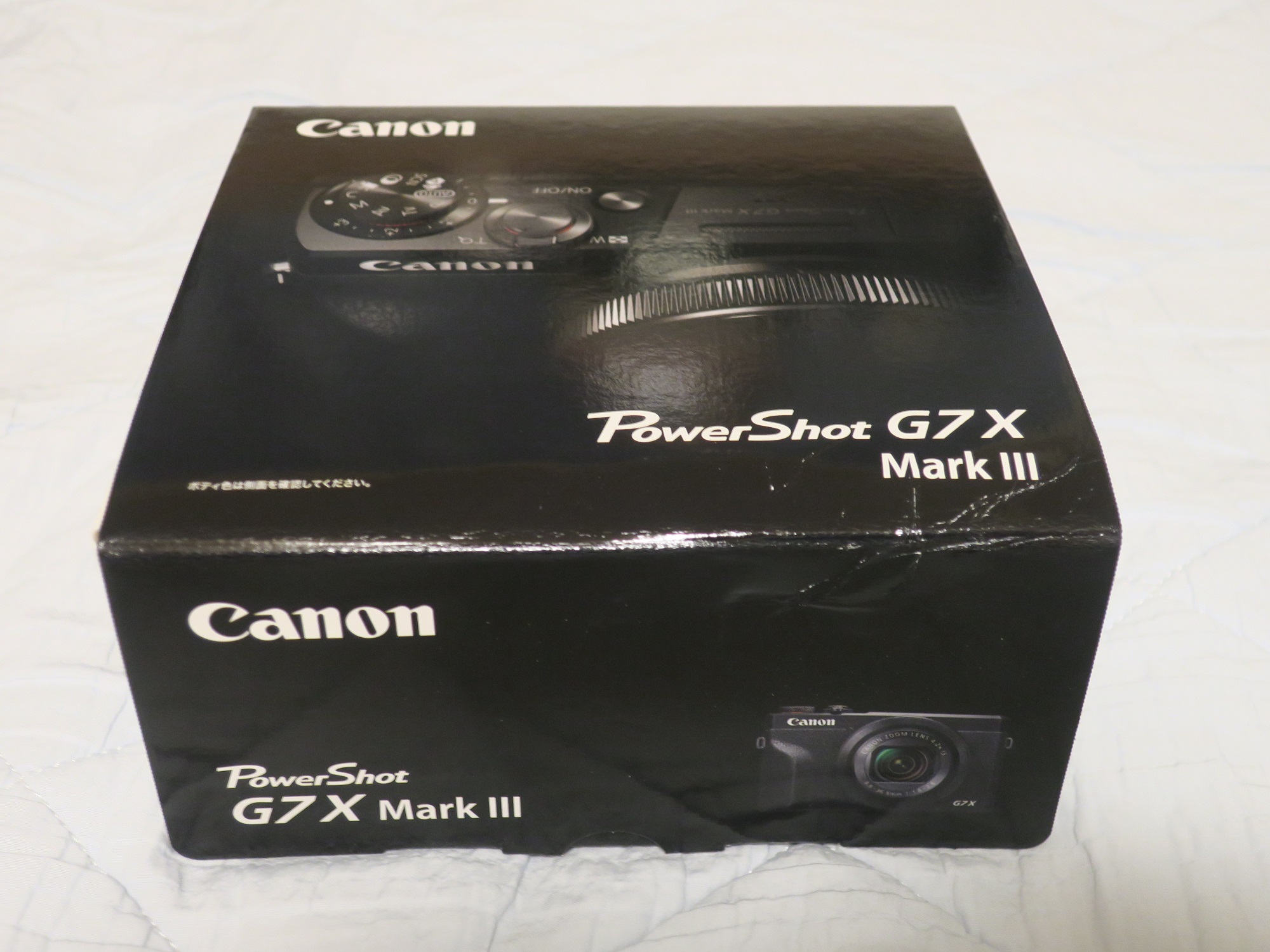 Canon PowerShot G7X Mark III 外箱