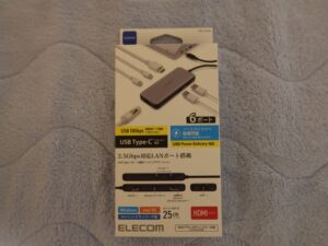 ELECOM DST-C27SV ドッキングステーション 外箱表